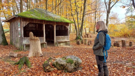 H&uuml;tte im Herbst | &copy; Yvonne Herhold