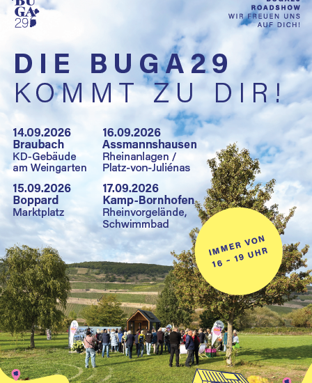 Plakat Roadshow | &copy; Buga GmbH